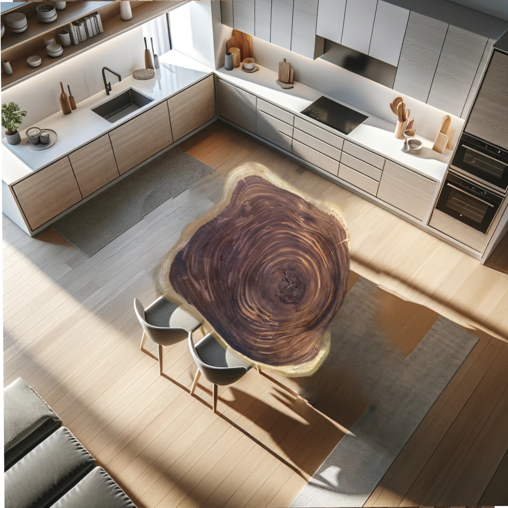 Baumscheibe (Suar,120cm) – Bild 4