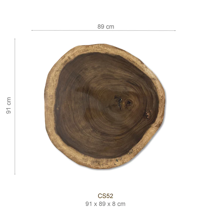 Baumscheibe (Suar,90cm) – Bild 2