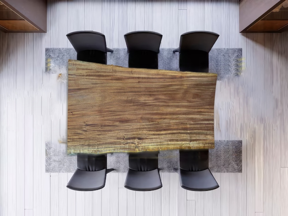 Tischplatte (Nussbaum, 200cm) – Bild 3