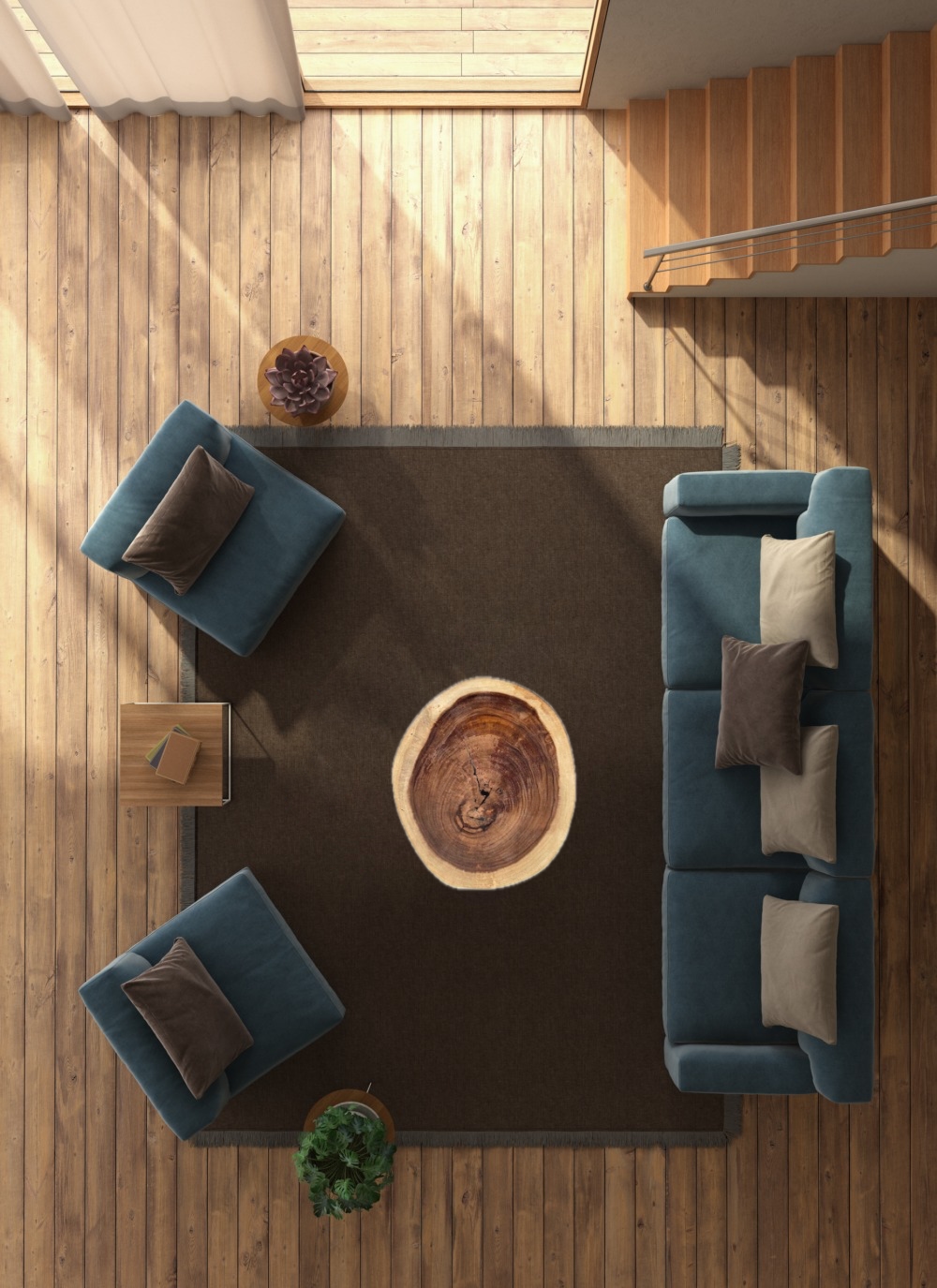 Baumscheibe (Suar, 50cm) – Bild 3