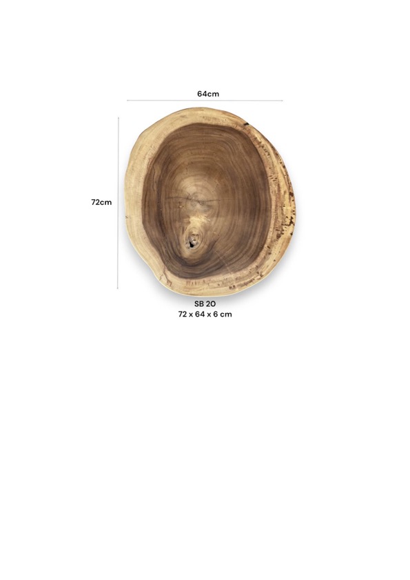 Baumscheibe (Suar, 70cm) – Bild 2