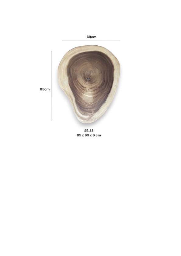 Baumscheibe (Suar, 80cm) – Bild 2