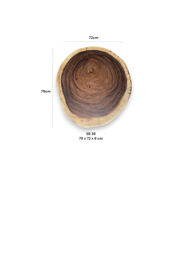 Baumscheibe (Suar, 70cm) – Bild 2