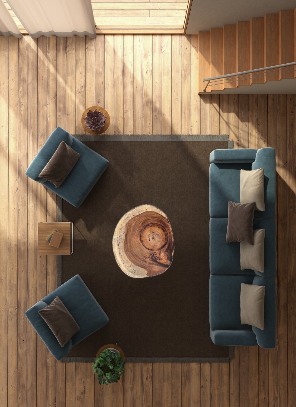 Baumscheibe (Suar, 60cm) – Bild 3