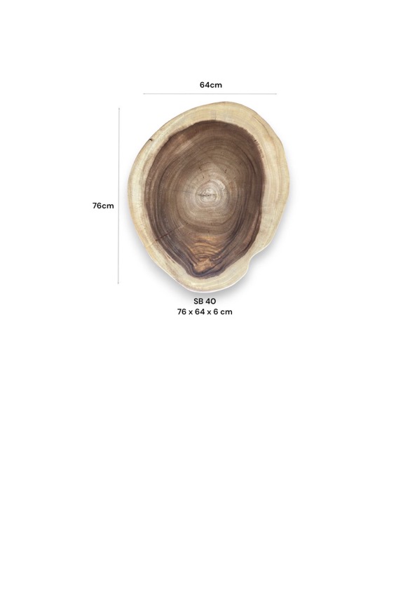 Baumscheibe (Suar, 70cm) – Bild 2
