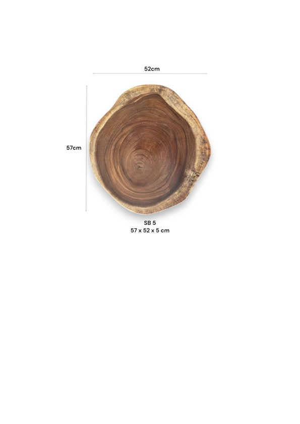 Baumscheibe (Suar, 50cm) – Bild 2