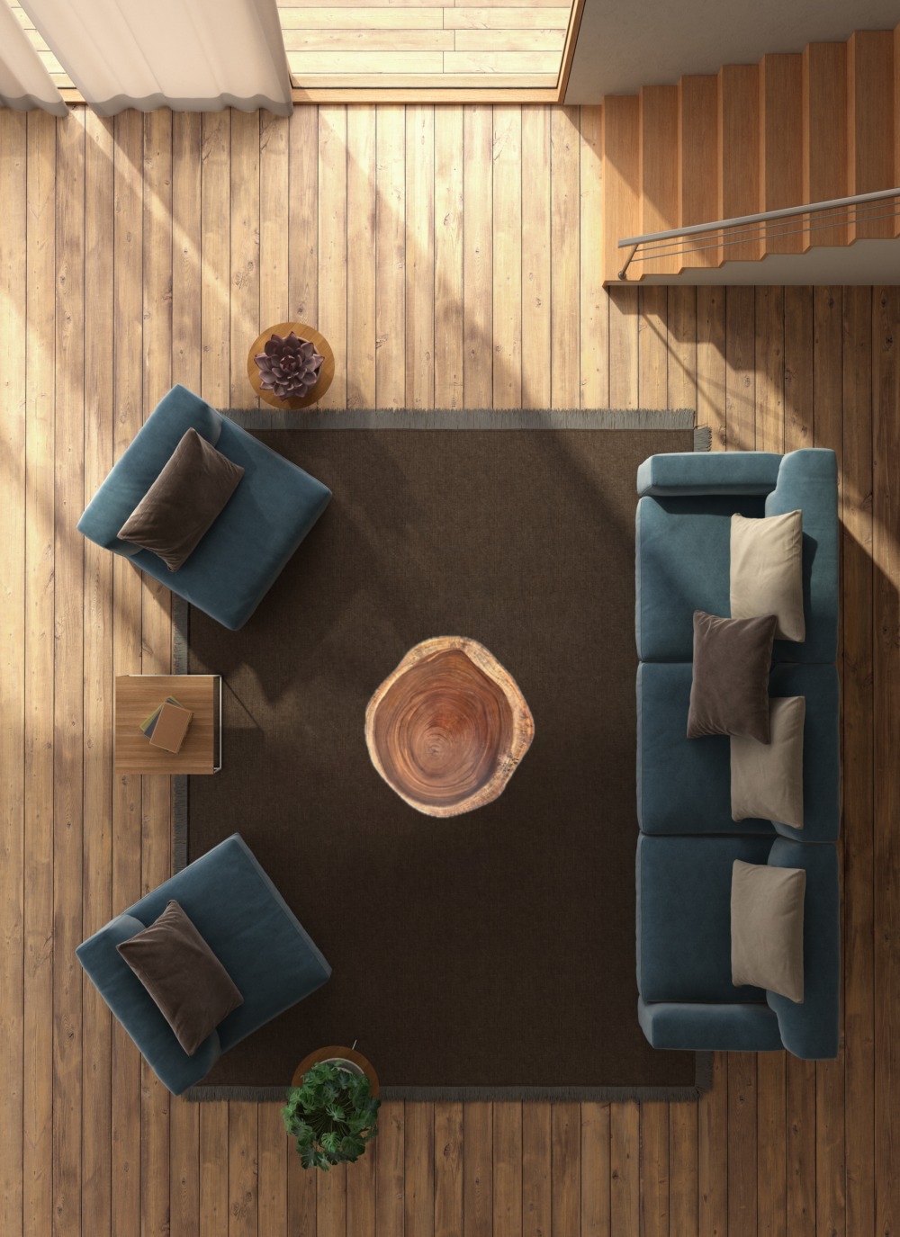 Baumscheibe (Suar, 50cm) – Bild 3