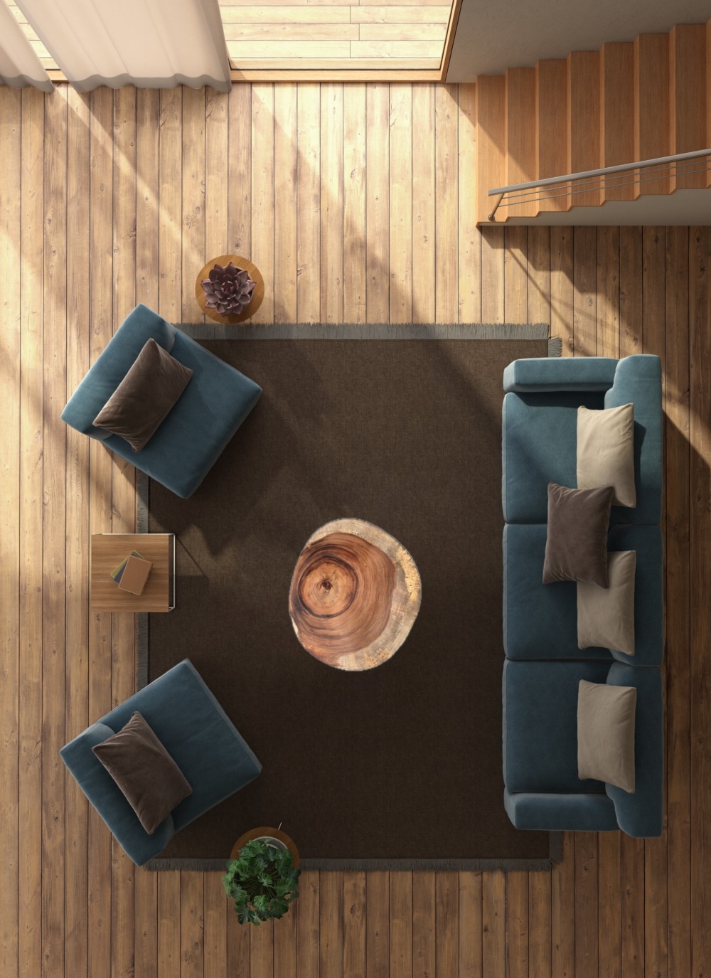 Baumscheibe (Suar, 50cm) – Bild 3