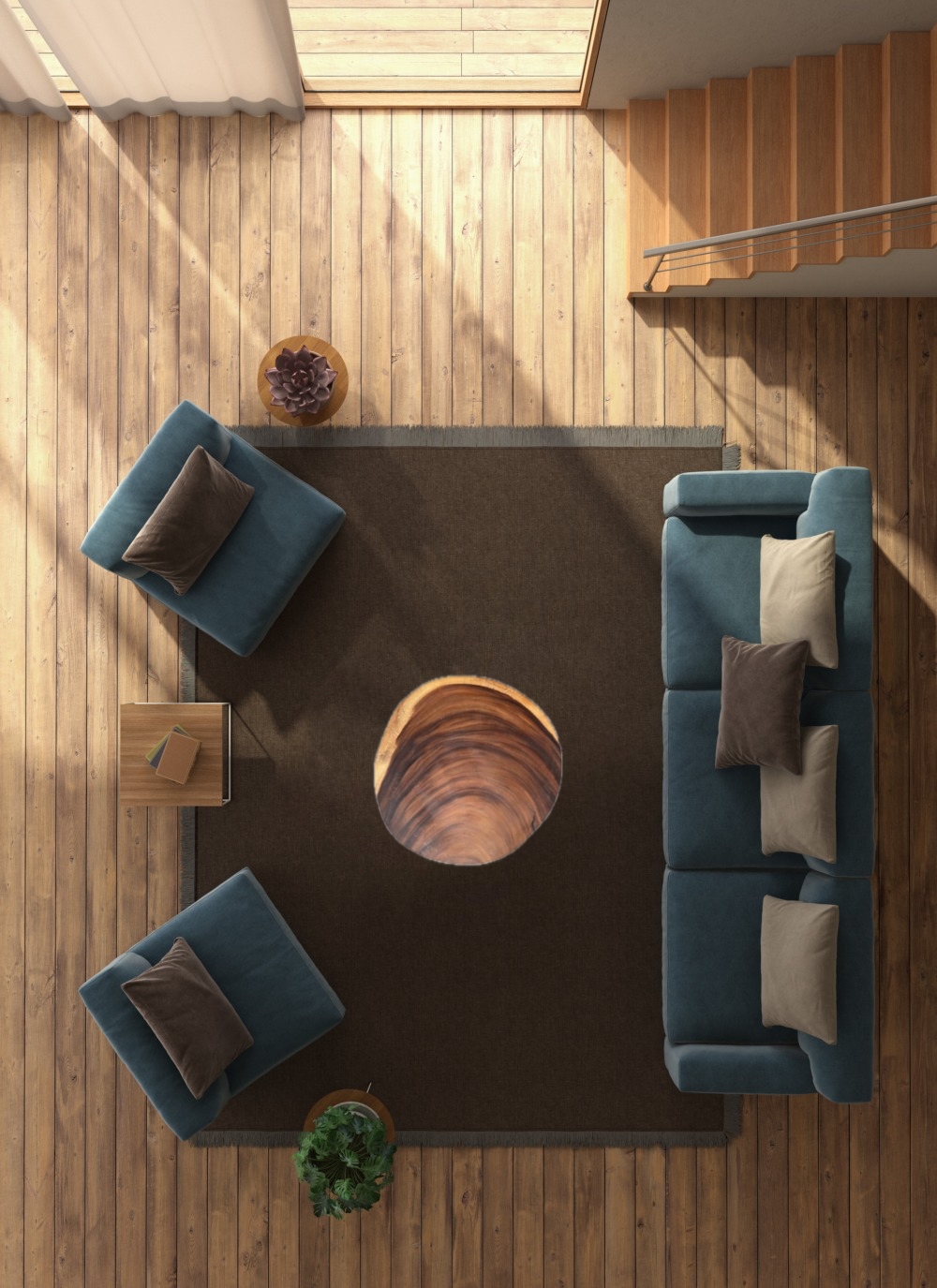 Baumscheibe (Suar, 50cm) – Bild 3