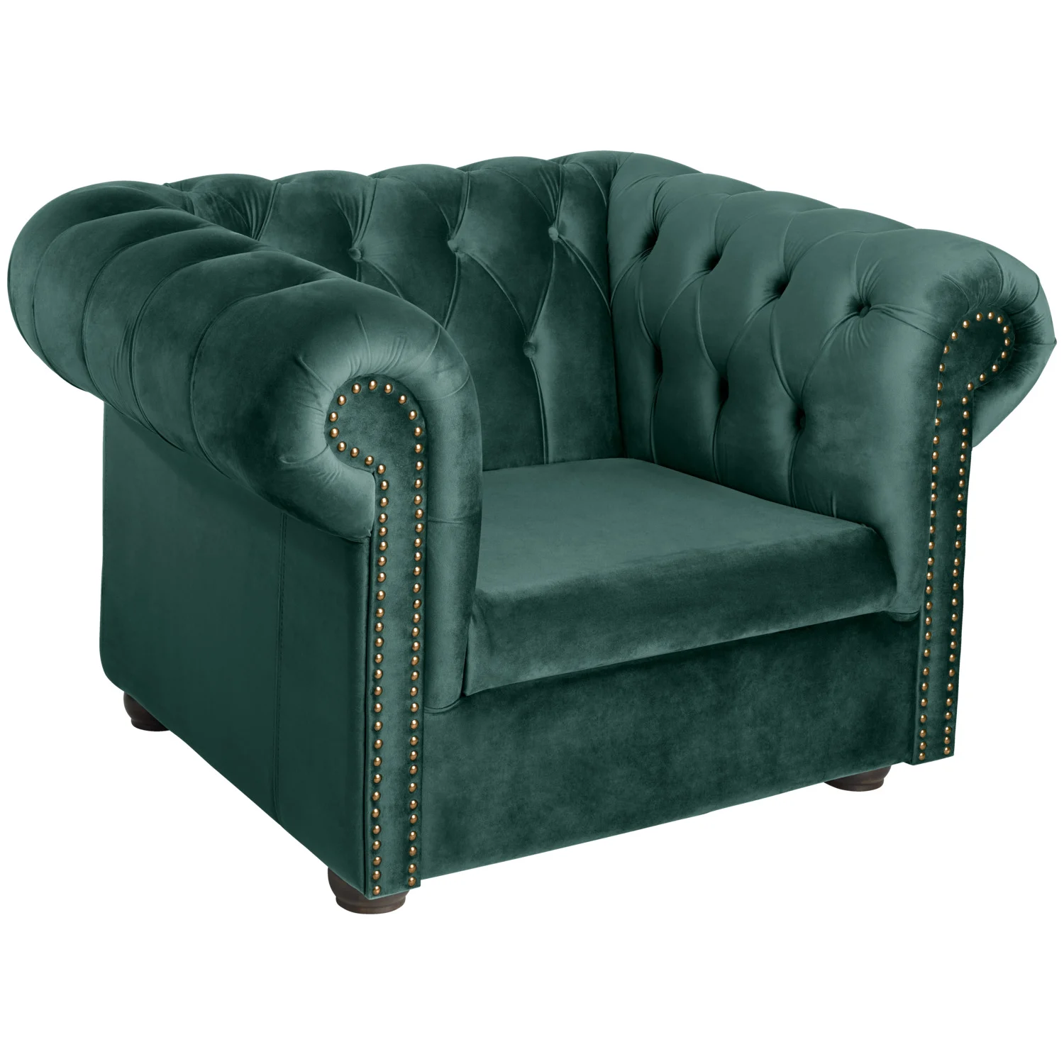 Sessel Chesterfield (Samtstoff)