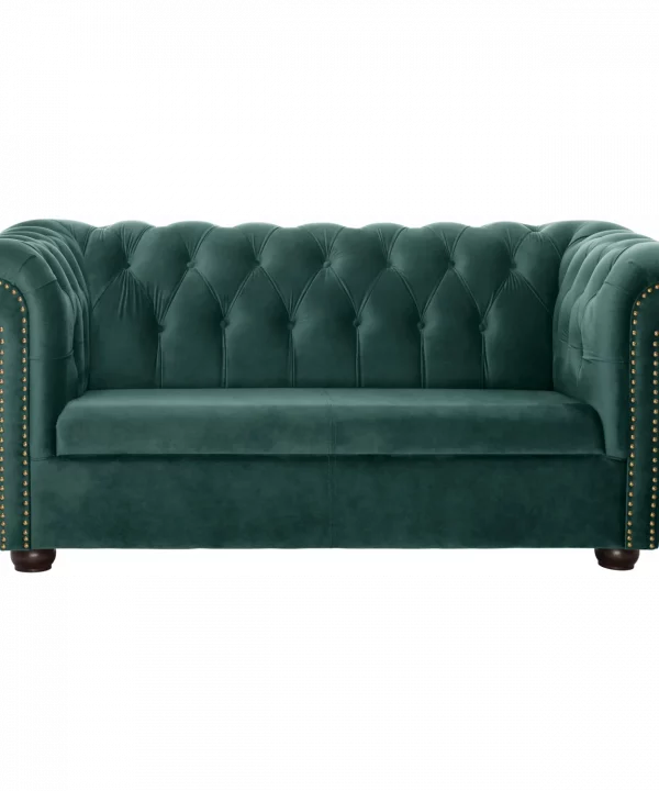 2er Sofa Chesterfield (Samtstoff)