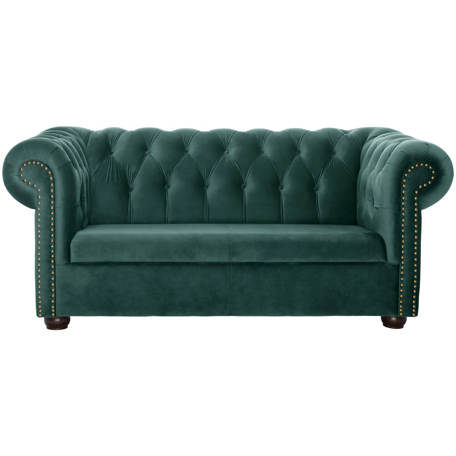 2er Sofa Chesterfield (Samtstoff)
